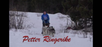 Fotograf Viggo Jørgensen. Petter kjørte i dag inn til en flott 2. plass i 8-spann sprint. Løpet gikk over 2 dager og han fullførte på tiden 1.17.59. På spannet gikk Trek, Milk, Velbe, Lizzy, Doc, Gucci, Pondus og Loke. Tiden og plasseringen holdt til 1. premie.